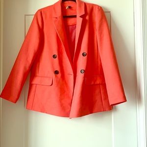 Topshop double breasted blazer worn once! Size 6!